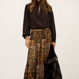 Saia Longa com Padrão Boho Chic Pisca | ba&sh