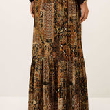 Saia Longa com Padrão Boho Chic Pisca | ba&sh
