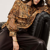 Blusa com Folhos Boho Chic Pixie | ba&sh