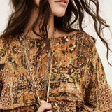 Blusa com Folhos Boho Chic Pixie | ba&sh