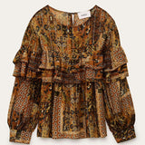 Blusa com Folhos Boho Chic Pixie | ba&sh
