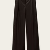 Calças Castanhas em Couro Sintético Rami | ba&sh