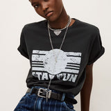 T-shirt Anthracite Rees | ba&sh
