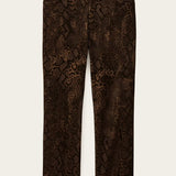 Calças Slim Fit com Print Pele de Cobra Stinsy | ba&sh