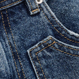 Jeans Straight Fit em Azul Denim Zoel | ba&sh