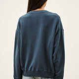 Sweatshirt Benjamin Azul com Logótipo | BA&SH