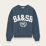 Sweatshirt Benjamin Azul com Logótipo | BA&SH