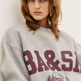 Sweatshirt Benjamin Cinzento com Logótipo | BA&SH