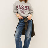 Sweatshirt Benjamin Cinzento com Logótipo | BA&SH