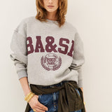 Sweatshirt Benjamin Cinzento com Logótipo | BA&SH