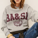 Sweatshirt Benjamin Cinzento com Logótipo | BA&SH