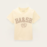 T-shirt Ioni Ecru com Print Universitário | BA&SH