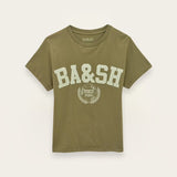 T-shirt Ioni Kaki com Print Universitário | BA&SH