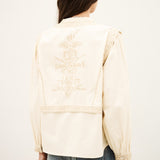 Blusa Laura Ecru com Efeito Ganga | BA&SH