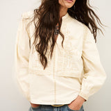 Blusa Laura Ecru com Efeito Ganga | BA&SH
