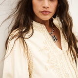 Blusa Laura Ecru com Efeito Ganga | BA&SH