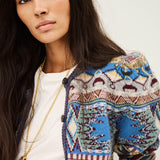 Cardigan Maja Multicolor em Malha | BA&SH