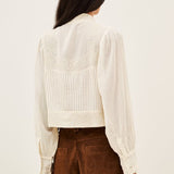 Camisa Bordada Bege | BA&SH