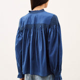 Blusa Tonia Azul Bordada | BA&SH