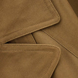 Casaco Trench Moka Curto de Algodão | BA&SH