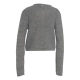 Cardigan Mistura de Alpaca e Lã Cinza | Liu Jo