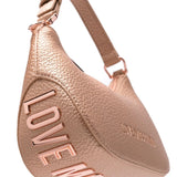 Bolso de mano Love Moschino en oro rosa con bandolera