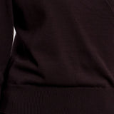Camisola Castanha Cruzada em Viscose | TWINSET