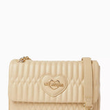 Mala de Ombro Small Bubbly em Ecru | Love Moschino
