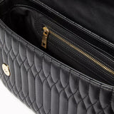 Mala de Ombro Small Bubbly em Preto | Love Moschino