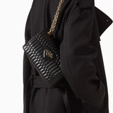 Mala de Ombro Small Bubbly em Preto | Love Moschino