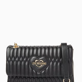 Mala de Ombro Small Bubbly em Preto | Love Moschino