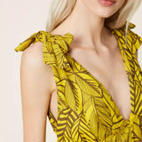 Vestido comprido TWINSET com print