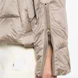 Casaco Acolchoado Cinzento com Gola | TWINSET