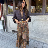 Saia Longa com Padrão Boho Chic Pisca | ba&sh