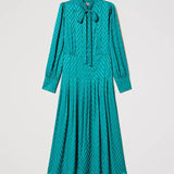 Vestido comprido jacquard TWINSET
