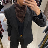 Bandana em Malha Castanha | VIOLETA