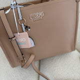 Tote Bag com Charm em Nude | LIU JO