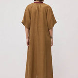 Vestido Longo Kaki | OTTOD'AME