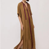 Vestido Longo Kaki | OTTOD'AME