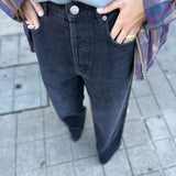 Jeans Preta Wide Leg | TWINSET