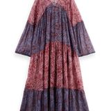 Vestido comprido Scotch & Soda com estampado floral