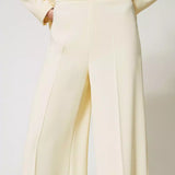 Calça palazzo TWINSET em crepe