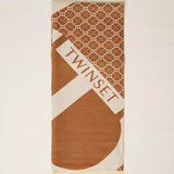 Estola Jacquard em Lã Camel | TWINSET