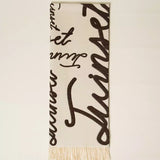 Estola Jacquard com Logotipo | TWINSET