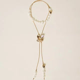 Choker com Pérolas e Flor | TWINSET