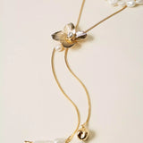 Choker com Pérolas e Flor | TWINSET