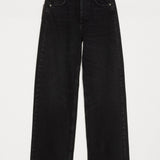 Jeans Preta Wide Leg | TWINSET