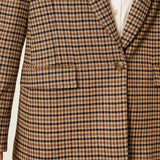 Blazer de Xadrez em Mistura de Lã | TWINSET