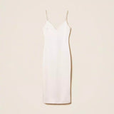 Vestido Midi em tecido Acetinado Rosa | TWINSET