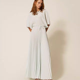 Vestido Longo em Crêpe | TWINSET